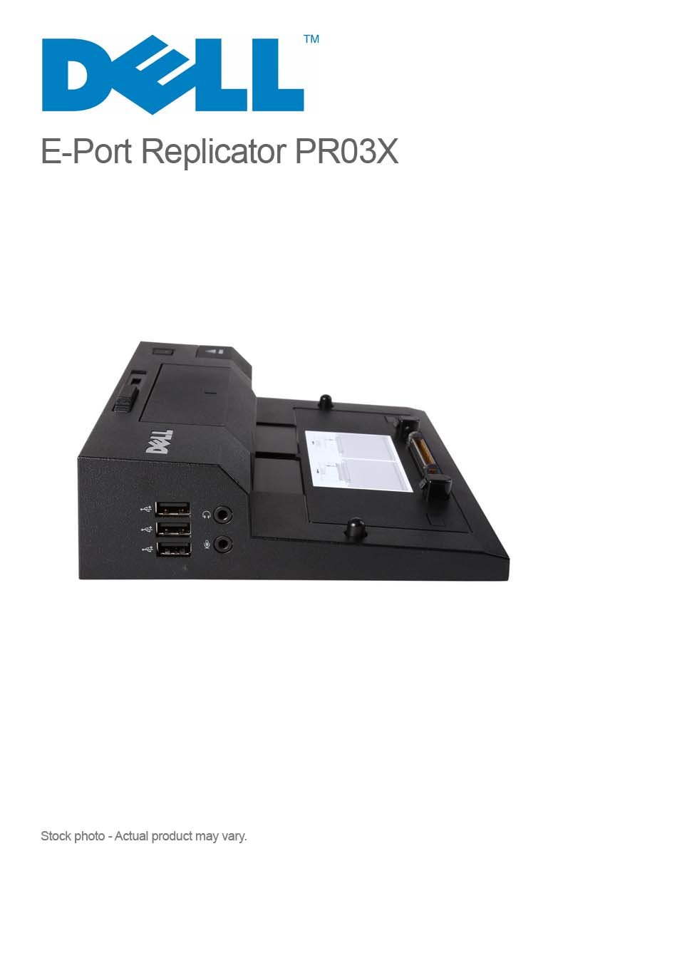 Dell E-Port Replicator Docking Station PR03X For E-Series Notebooks