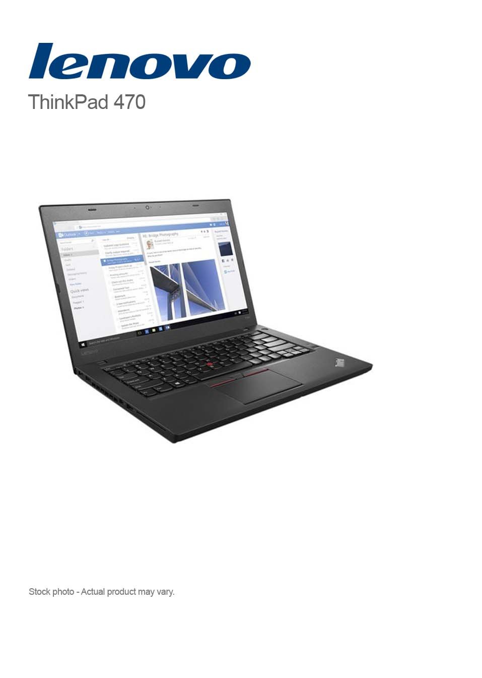 Lenovo ThinkPad T470 Core i5-6300U, 8 GB, 256 GB SSD, 14″ FHD, WIN 10 Pro - Image 2