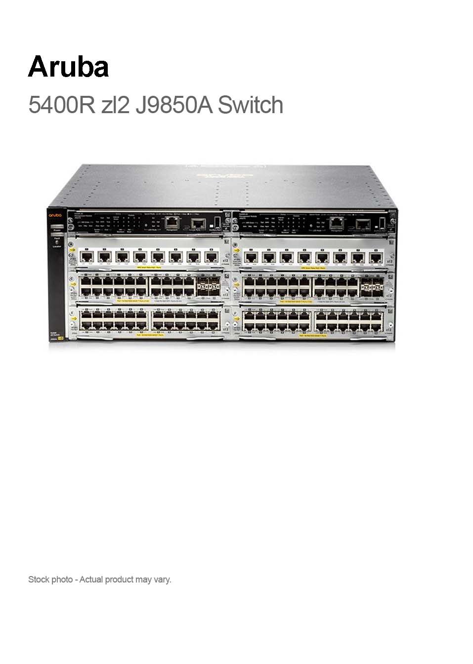 HPE Aruba Networking 5400R zl2 J9850A Switch